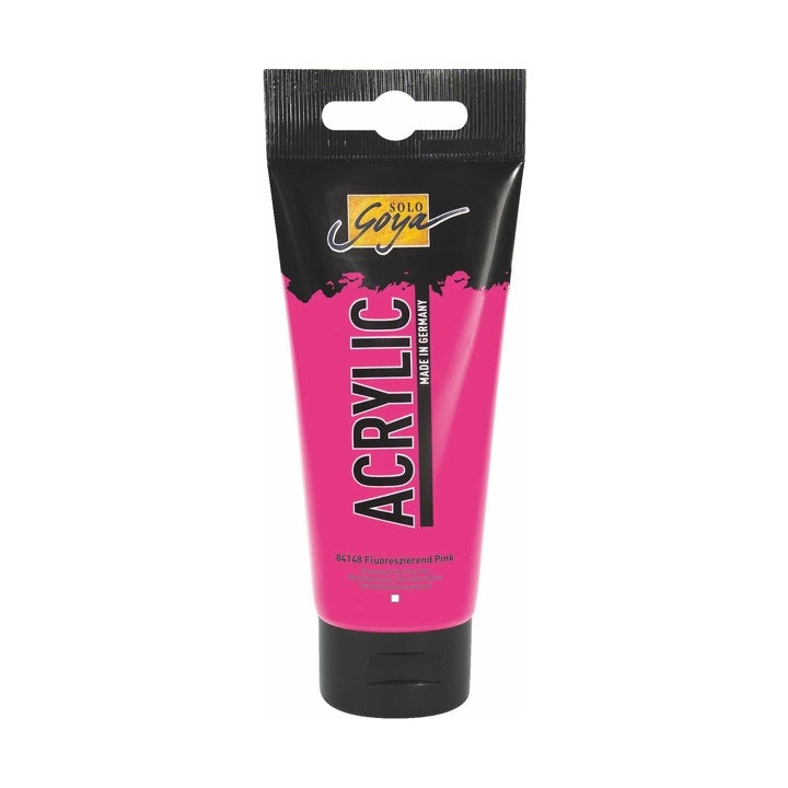 Colore acrilico Solo Goya Acrylic 100 ml | scegli tonalità - 48 Rosa Fluorescente