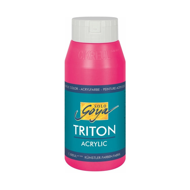 SOLO GOYA TRITON ACRYLIC BASIC 750 ml – Rosa Fluorescente