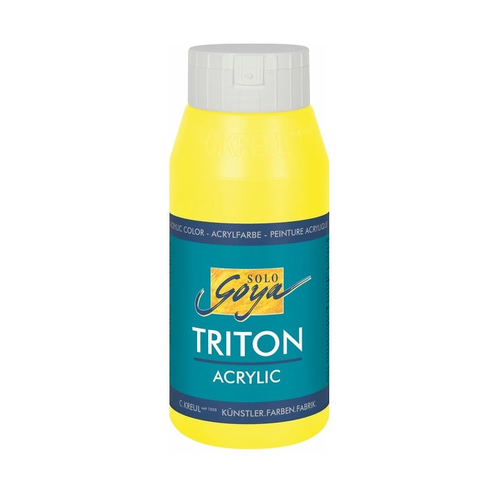 SOLO GOYA TRITON ACRYLIC BASIC 750 ml – Giallo Fluorescente
