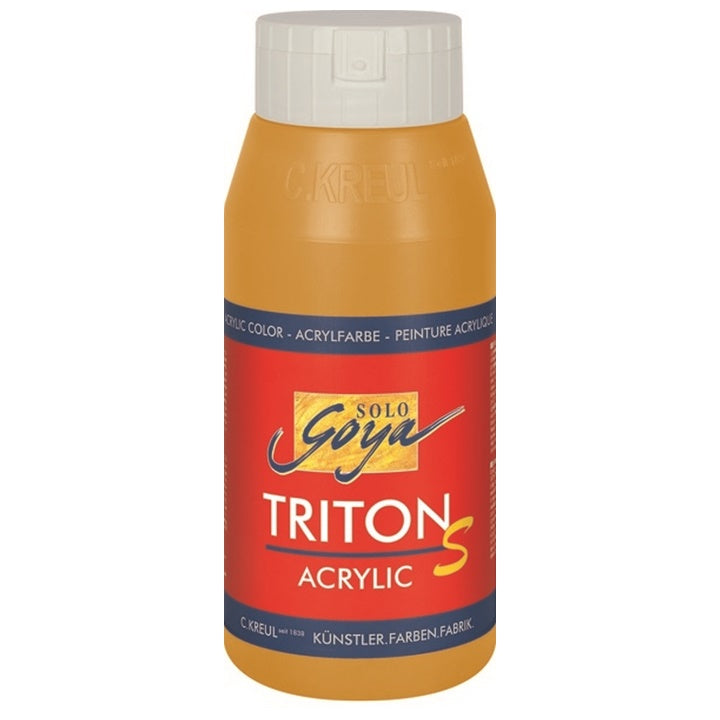 Colore acrilico Solo Goya Triton S 750 ml | scegli una tonalità - Ochre Brillant Light