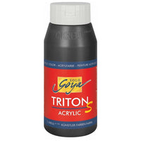 Colore acrilico Solo Goya Triton S 750 ml – Black