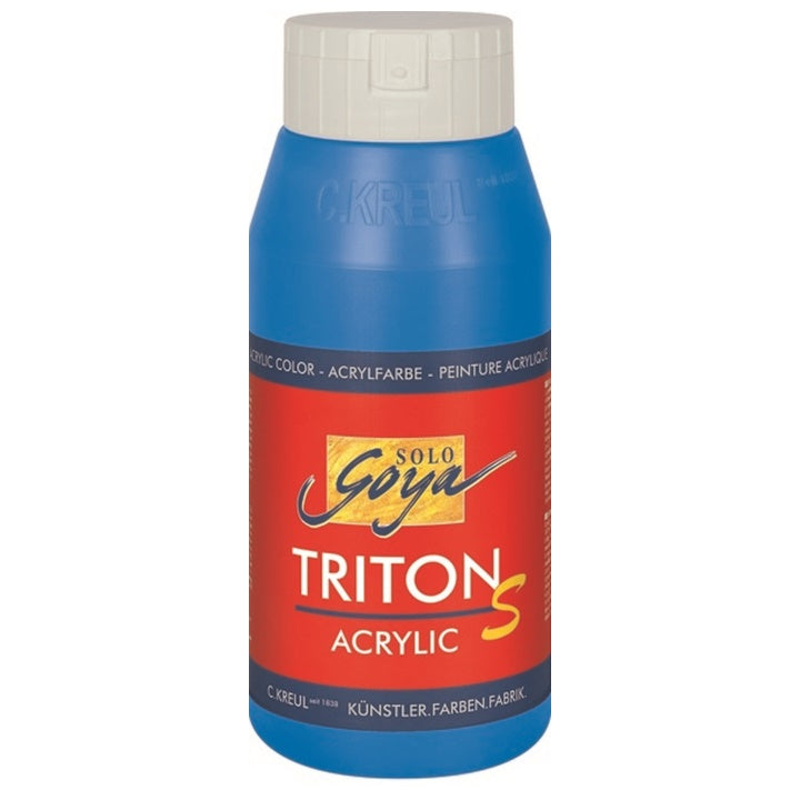 Colore acrilico Solo Goya Triton S 750 ml – Genuine Blue