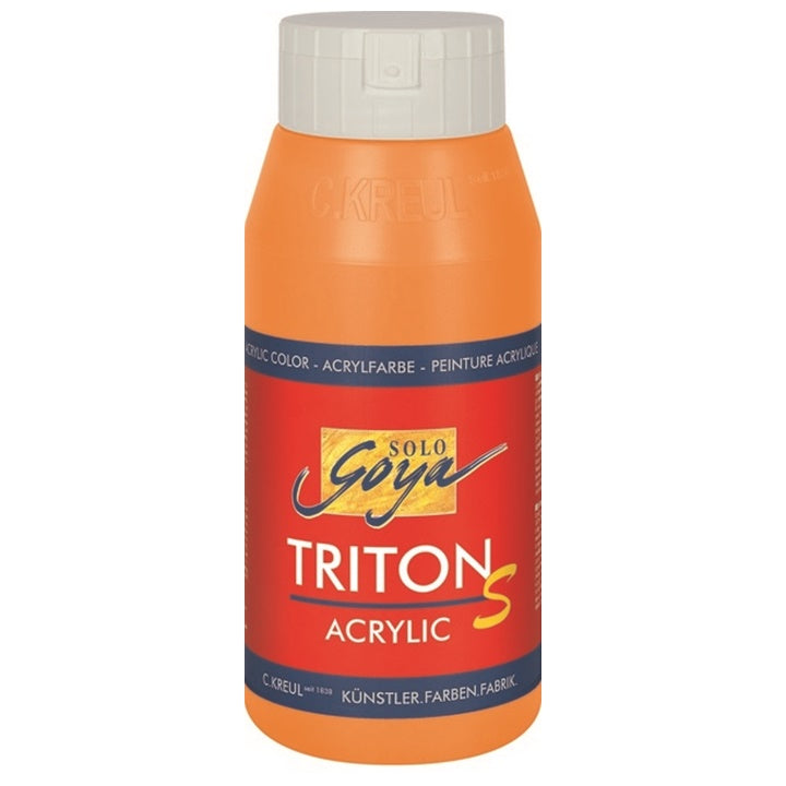 Colore acrilico Solo Goya Triton S 750 ml | scegli una tonalità - Genuine Orange