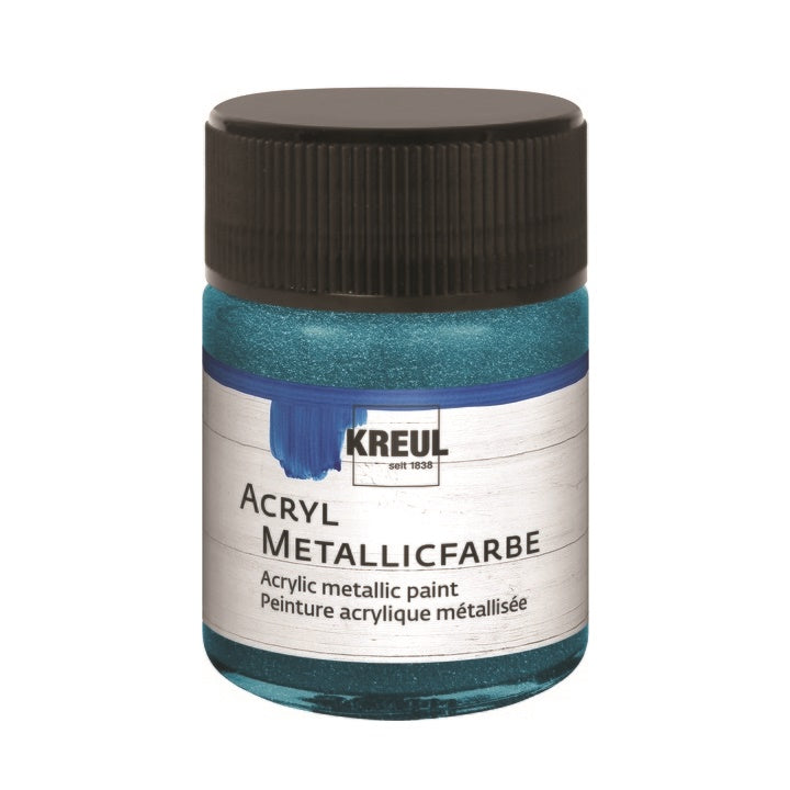 Colore acrilico KREUL METALLIC 50 ml – petrol