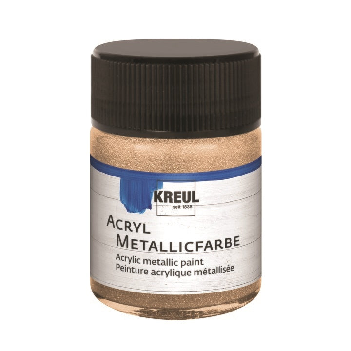 Colore acrilico KREUL METALLIC 50 ml – champagner
