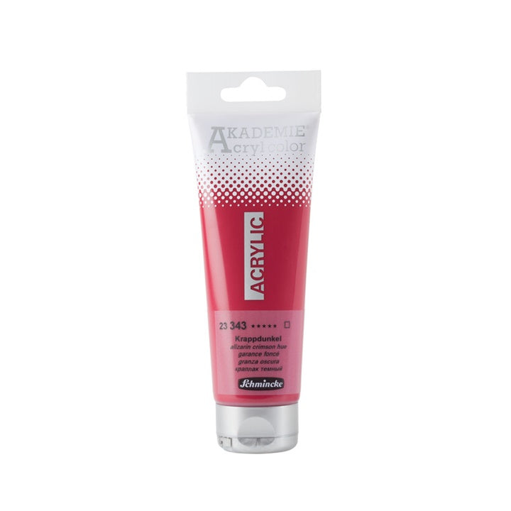 Colori acrilici Schmincke AKADEMIE 120 ml | vari colori - 343 rosso alizarina imitazione