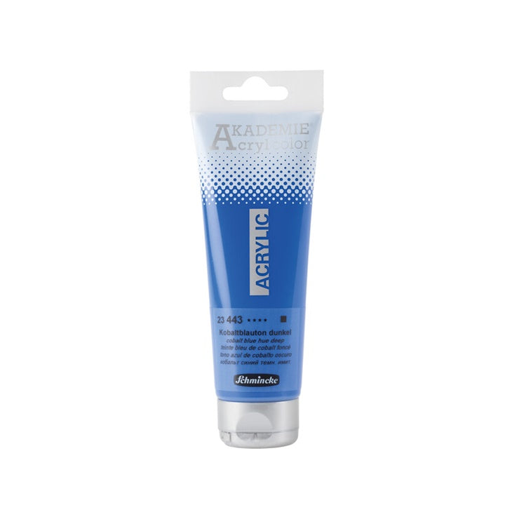 Colori acrilici Schmincke AKADEMIE 120 ml | vari colori - 443 blu cobalto scuro imitazione