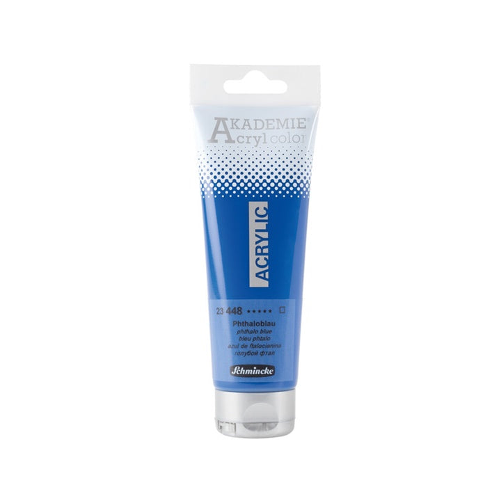 Colori acrilici Schmincke AKADEMIE 120 ml | vari colori - 448 blu ftalo