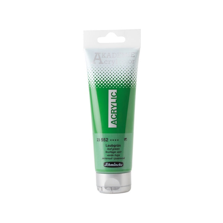Colori acrilici Schmincke AKADEMIE 120 ml | vari colori - 552 verde foglia