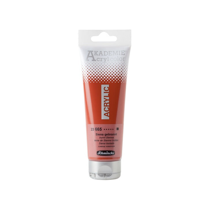 Colori acrilici Schmincke AKADEMIE 120 ml | vari colori - 665 terra di siena bruciata