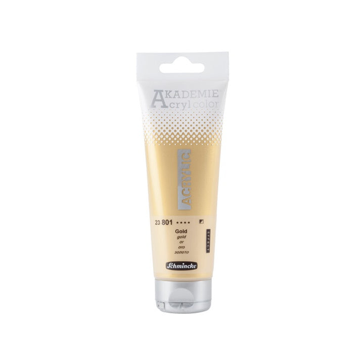 Colori acrilici Schmincke AKADEMIE 120 ml | vari colori - 801 oro