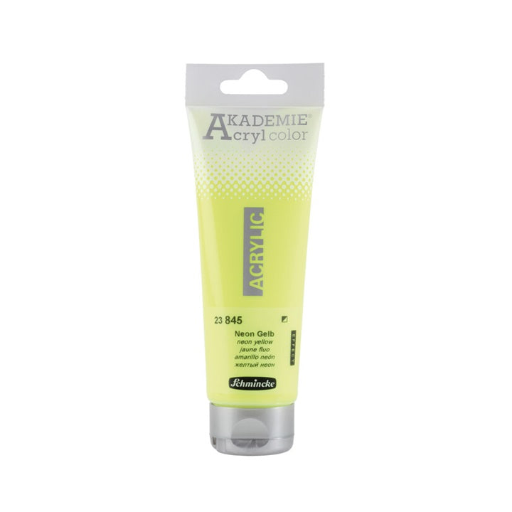 Colori acrilici Schmincke AKADEMIE 120 ml | vari colori - 845 giallo neon