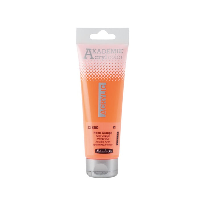 Colori acrilici Schmincke AKADEMIE 120 ml | vari colori - 850 arancione neon