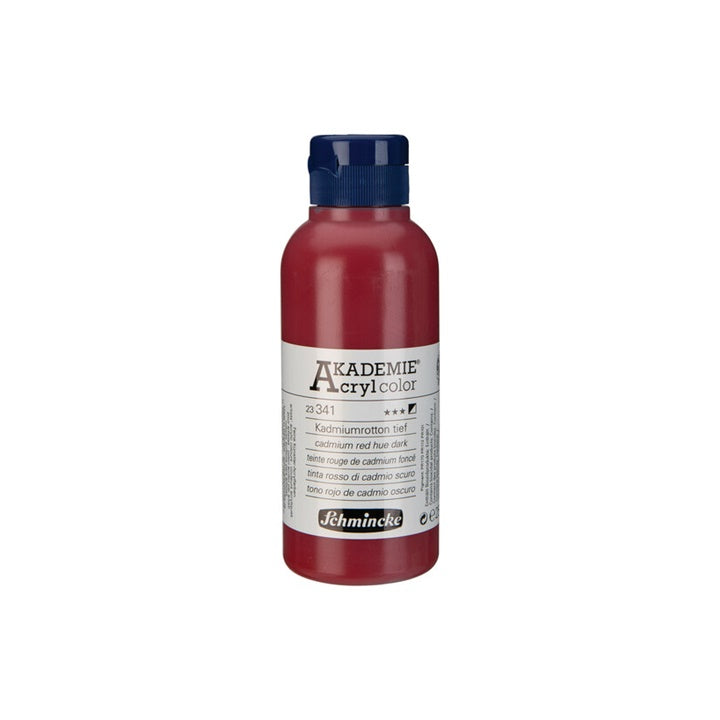 Colori acrilici Schmincke AKADEMIE 250 ml | vari colori - 341 rosso cadmio scuro imitazione