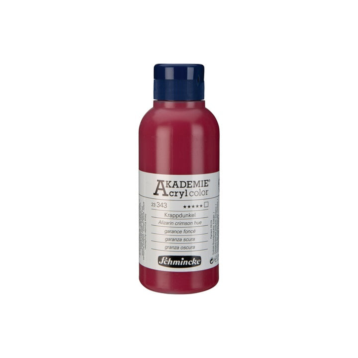 Colori acrilici Schmincke AKADEMIE 250 ml | vari colori - 343 rosso alizarina imitazione