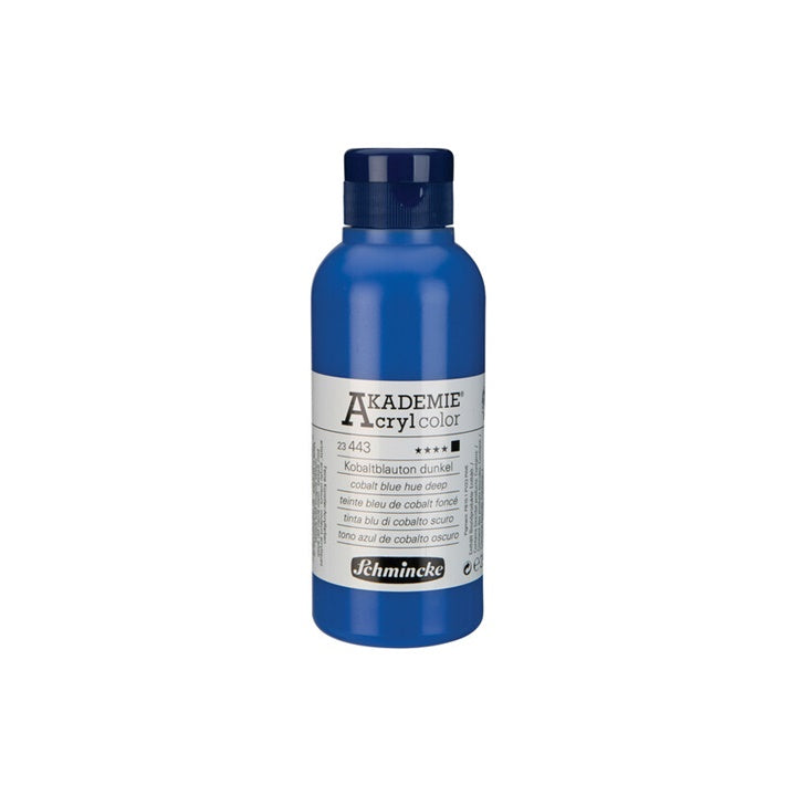 Colori acrilici Schmincke AKADEMIE 250 ml | vari colori - 443 blu cobalto scuro imitazione