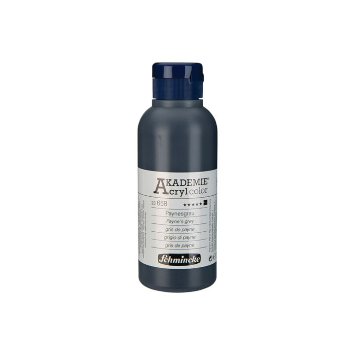 Colori acrilici Schmincke AKADEMIE 250 ml | vari colori - 658 grigio di payne