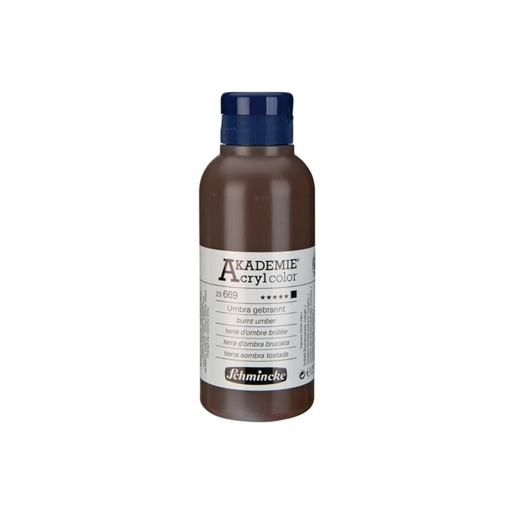 Colori acrilici Schmincke AKADEMIE 250 ml | vari colori - 669 terra d'ombra bruciata