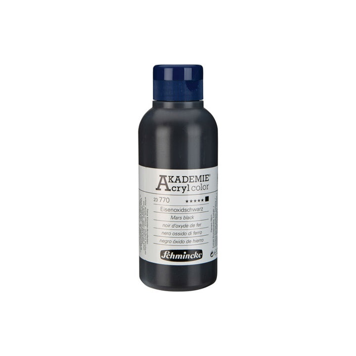 Colori acrilici Schmincke AKADEMIE 250 ml | vari colori - 770 nero marte