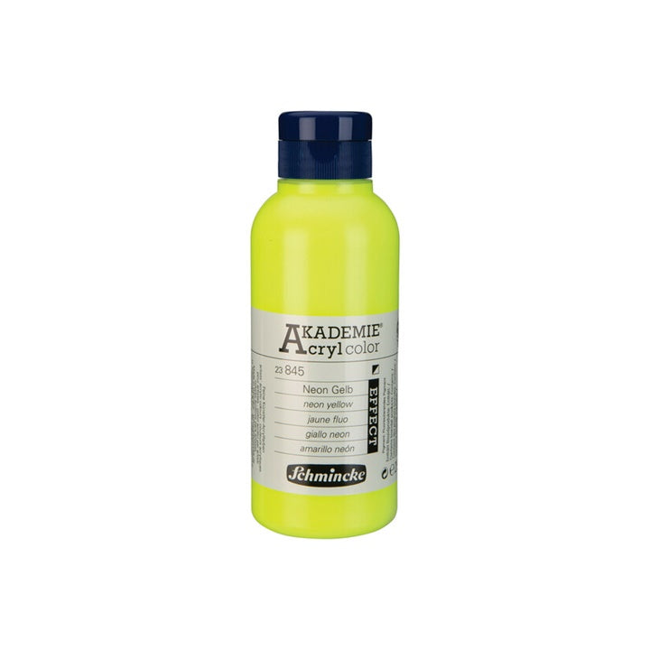 Colori acrilici Schmincke AKADEMIE 250 ml | vari colori - 845 giallo neon