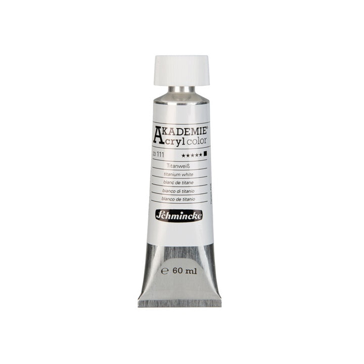 Colori acrilici Schmincke AKADEMIE 60 ml – 111 bianco titanio