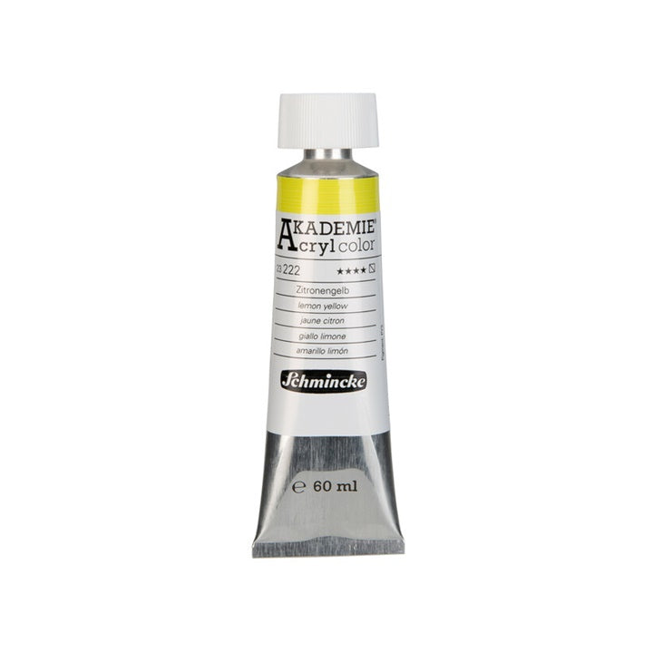 Colori acrilici Schmincke AKADEMIE 60 ml – 222 giallo limone