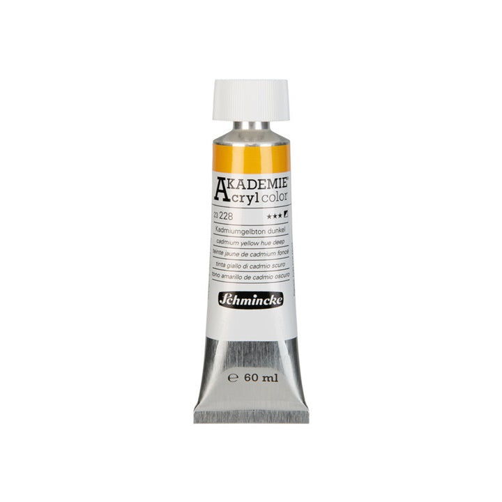 Colori acrilici Schmincke AKADEMIE 60 ml – 228 giallo cadmio hue scuro