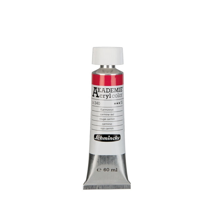 Colori acrilici Schmincke AKADEMIE 60 ml – 340 rosso carminio