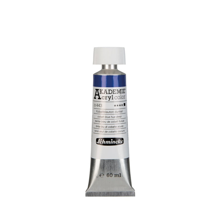 Colori acrilici Schmincke AKADEMIE 60 ml – 443 blu cobalto hue scuro