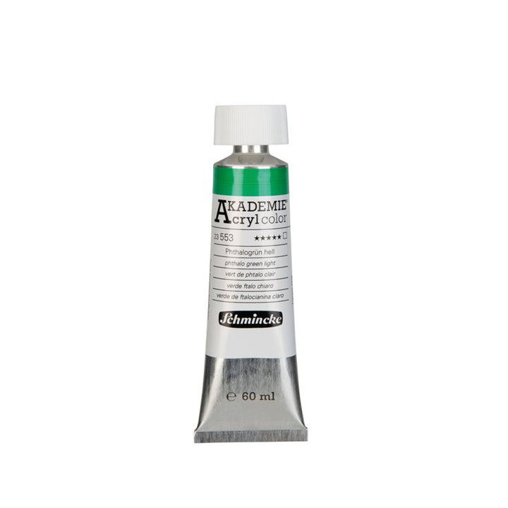 Colori acrilici Schmincke AKADEMIE 60 ml – 553 verde ftalo chiaro