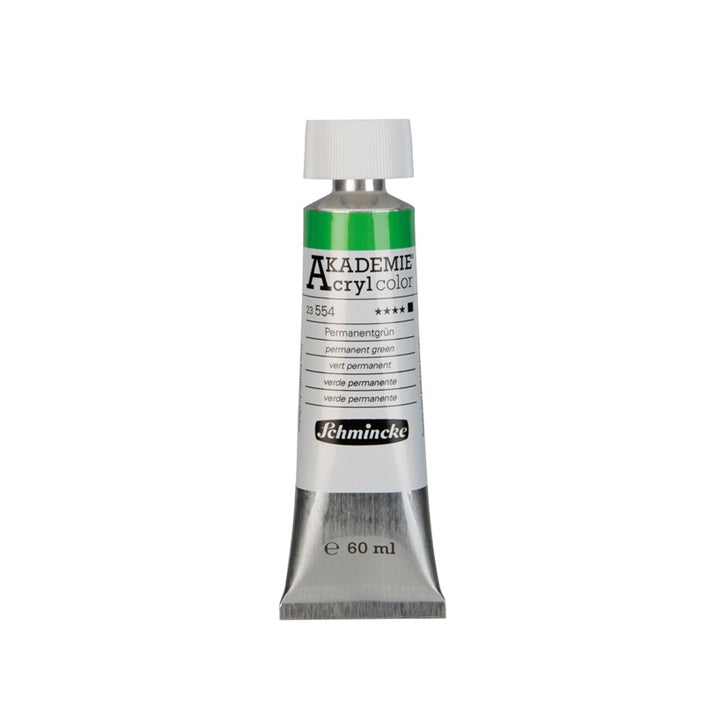Colori acrilici Schmincke AKADEMIE 60 ml – 554 verde permanente