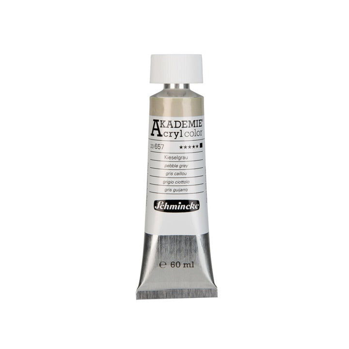 Colori acrilici Schmincke AKADEMIE 60 ml – 657 grigio ciottolo