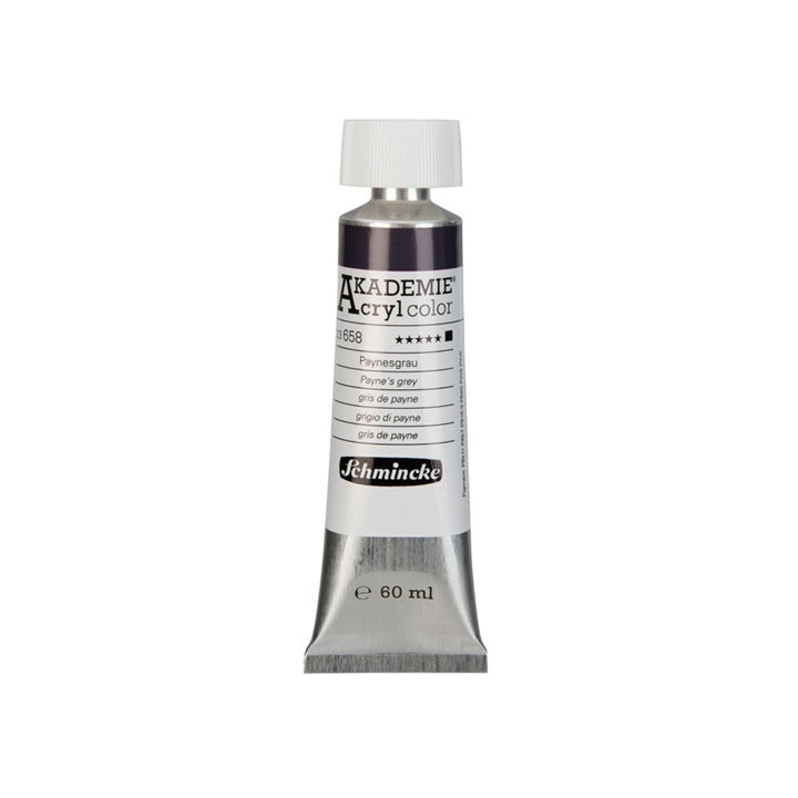 Colori acrilici Schmincke AKADEMIE 60 ml – 658 grigio di payne