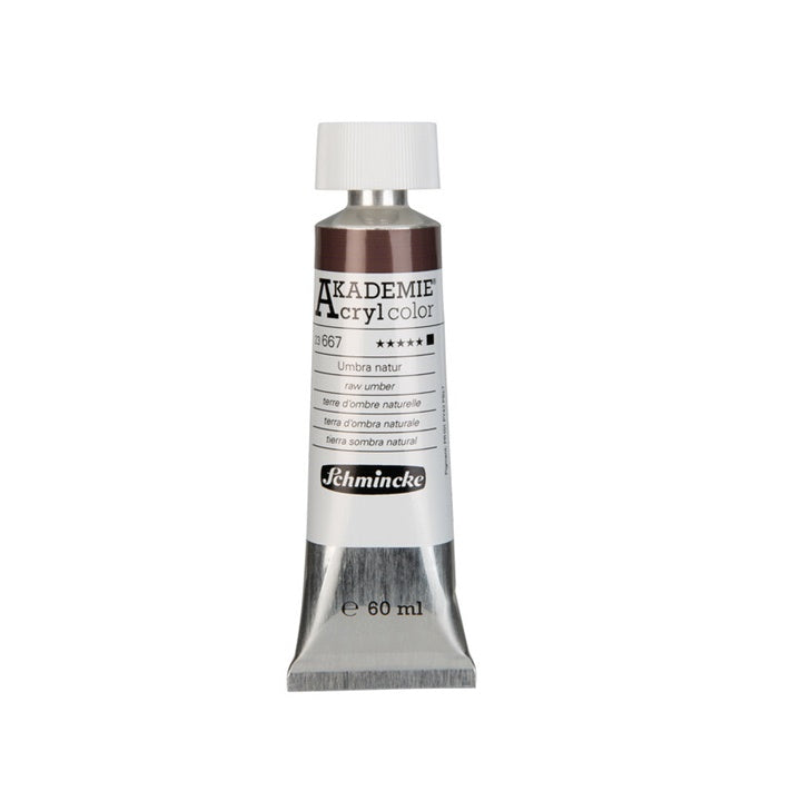 Colori acrilici Schmincke AKADEMIE 60 ml – 667 terra d'ombra naturale
