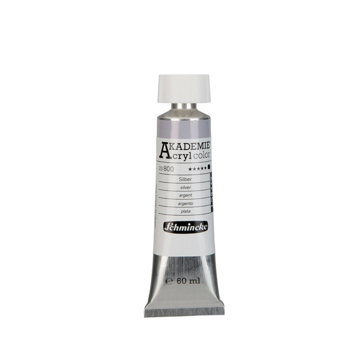 Colori acrilici Schmincke AKADEMIE 60 ml – 800 argento