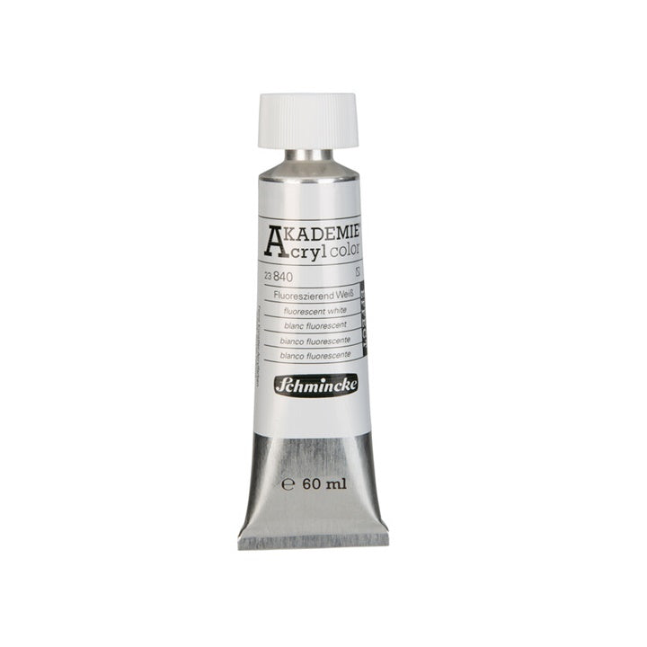 Colori acrilici Schmincke AKADEMIE 60 ml – 840 bianco fluorescente