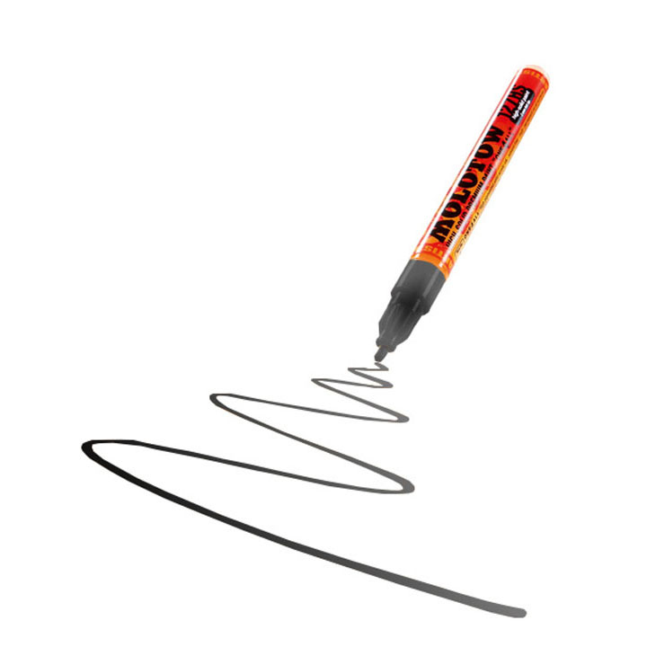 MOLOTOW™ ONE4ALL 127HS 2mm – Metallic Black