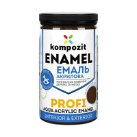 Smalto acrilico  KOMPOZIT PROFI Gloss 0,3 l – Marrone