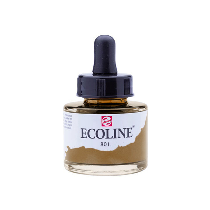 Colore ad acquerello Ecoline 30 ml – 801 Gold