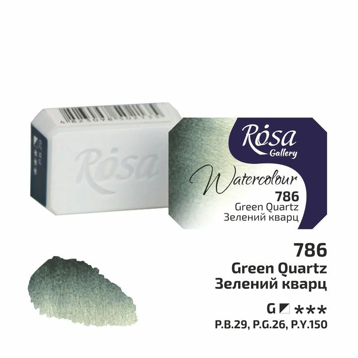 Colori ad acquerello Rosa Gallery pan 2,5 ml – 786 Quarzo verde