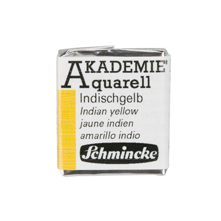 Colori ad acquarello Schmincke AKADEMIE ½ godet – 225 giallo indiano