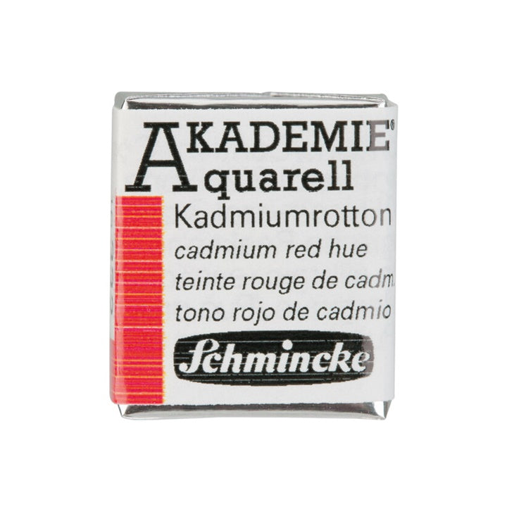 Colori ad acquarello Schmincke AKADEMIE ½ godet – 332 rosso cadmio imitazione