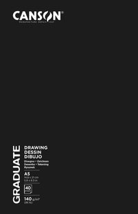 Album da disegno Canson Graduate Art Book Sketch & Draw 140 g/m², 40 fogli, A5, copertina rigida
