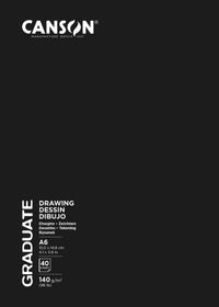 Album da disegno Canson Graduate Art Book Sketch & Draw 140 g/m² A6 40 fogli con copertina rigida