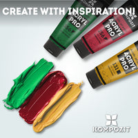 Set di colori acrilici ACRYL PRO Kompozit in box - 42 x 75 ml