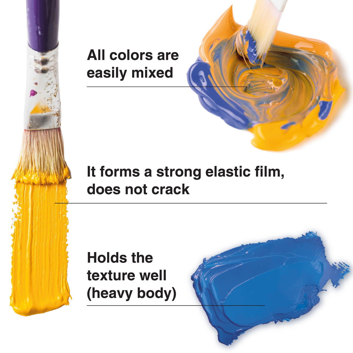 Set di colori acrilici Kompozit ACRYL PRO BOX 73 x 75 ml