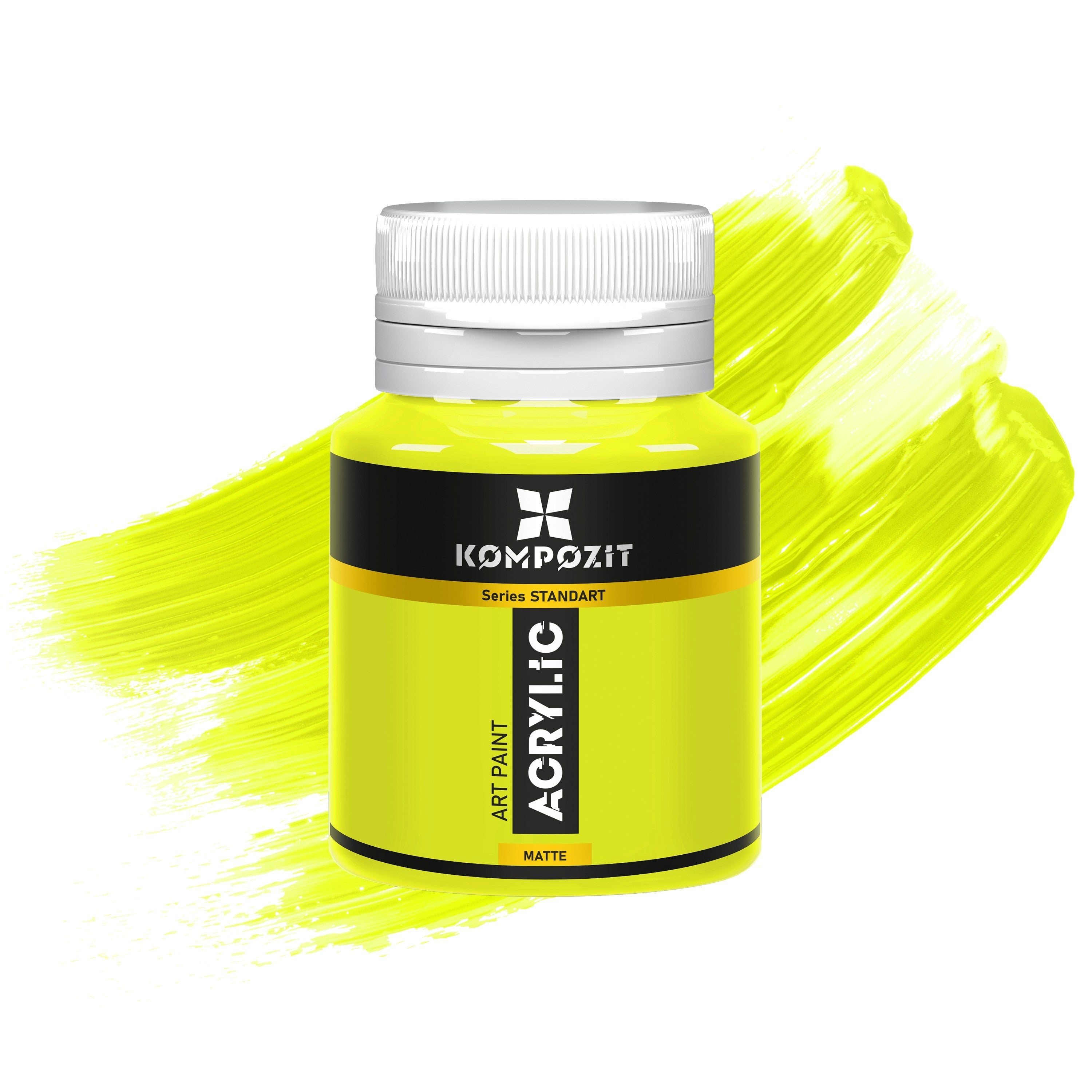 Colore acrilico STANDART Kompozit Fluorescent 20 ml – 111 Verde Lime Fluorescente