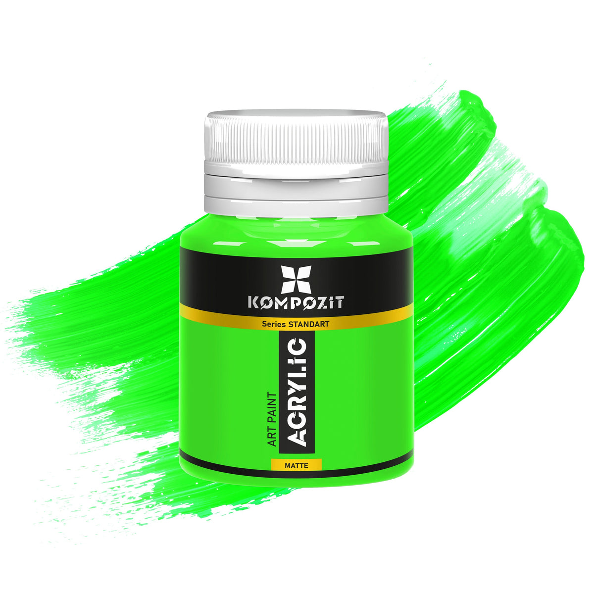 Colore acrilico STANDART Kompozit Fluorescent 20 ml – 112 Verde Fluorescente