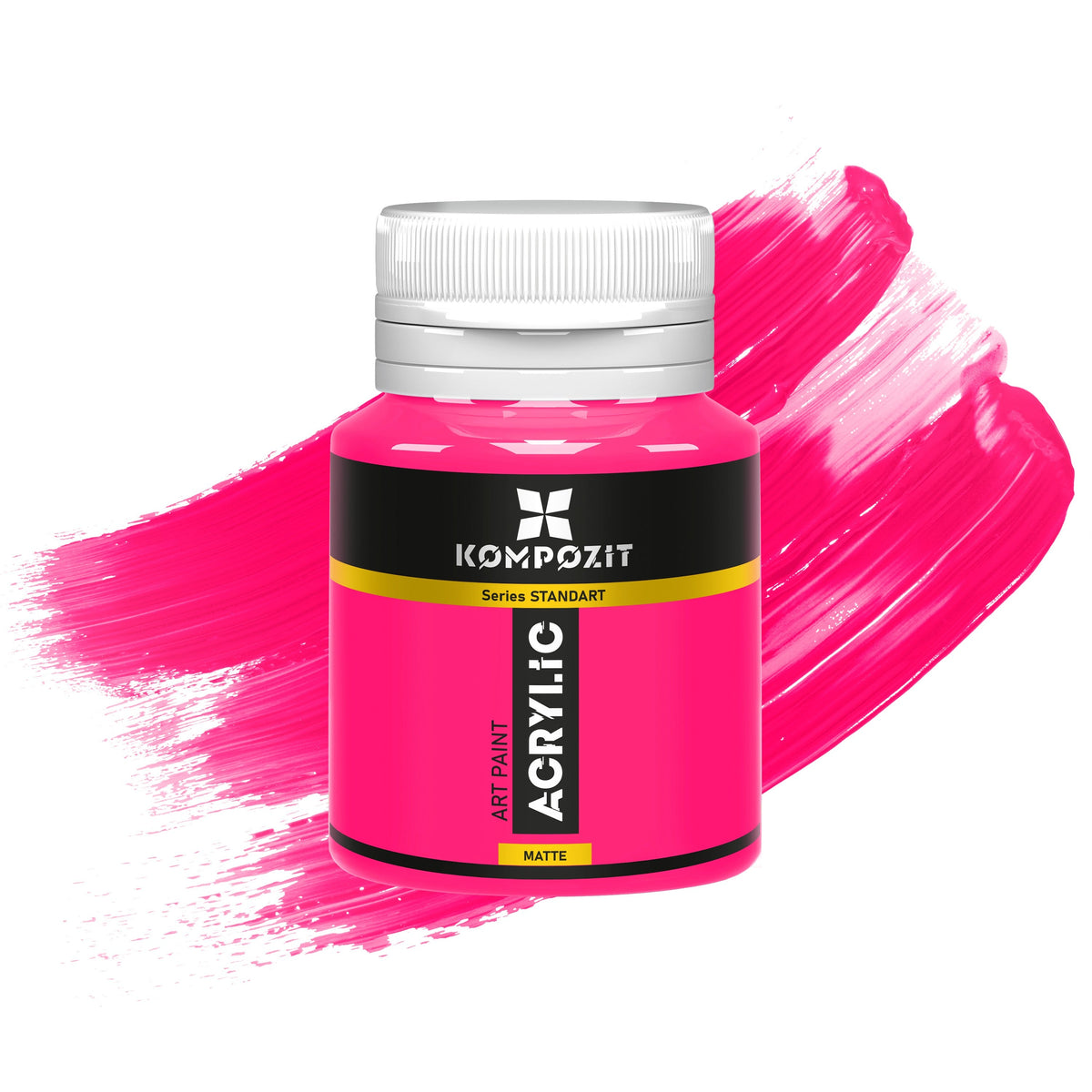 Colore acrilico STANDART Kompozit Fluorescent 20 ml – 114 Rosa Fluorescente