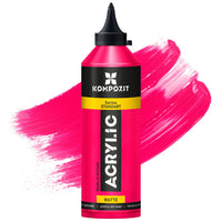 Pittura acrilica Kompozit STANDART Fluorescent 500 ml – 114 Rosa Fluorescente